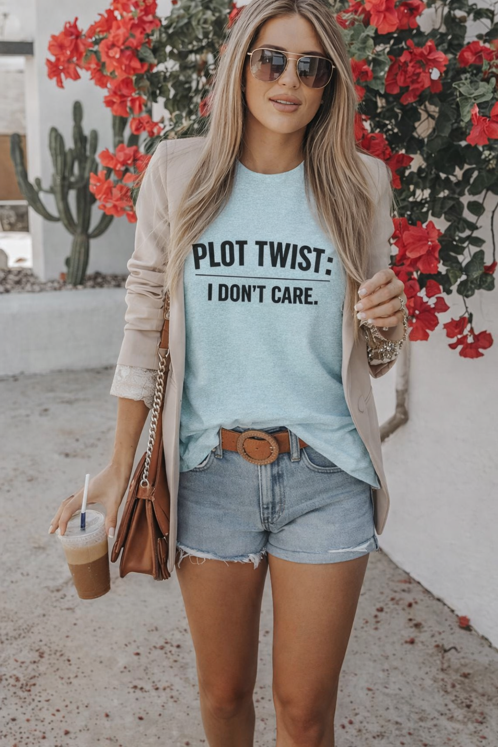 Plot Twist: I Don't Care T-Shirt